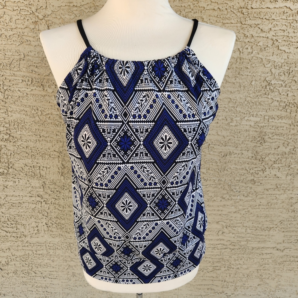 Colada Patterned strap blouse